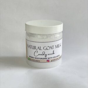 Goodmaks Natural Goat Milk Candy Scrub – Double Moisturizing with Collagen